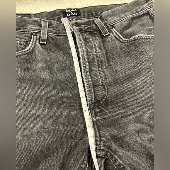 AGOLDE X ARITZIA TALULA High Rise Taper Jeans in Faded Black - Size US 25 - Picture 14 of 16